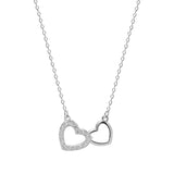 Adjoined Hearts Necklace