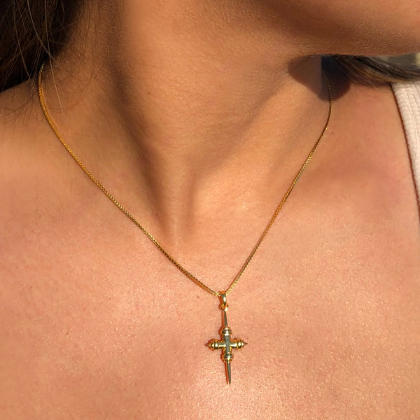 True North Cross Necklace
