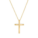 Men's Cross Necklace - Gold