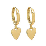 Heart Hoop Earrings