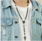 Men's Bead Rosary - Black