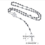 Men's Bead Rosary - Black