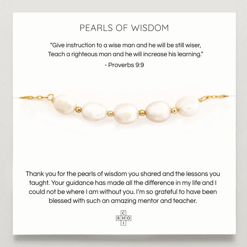 Five Pearls of Wisdom Necklace - Mentor