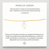 Single Pearls of Wisdom Necklace