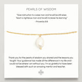 Single Pearls of Wisdom Necklace - Mentor