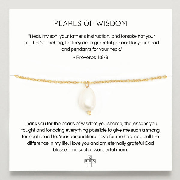Single Pearls of Wisdom Necklace