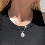 Silver Three Kings Coin Necklace